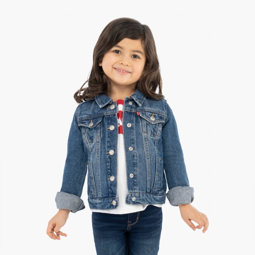 Levi’s Baby Kids Denim Trucker Jacket Kids Dark Wash Size:24M